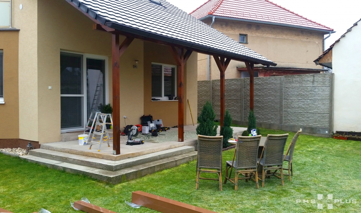  Zasklení do konstrukce / pergola, přístřešek, zastřešení