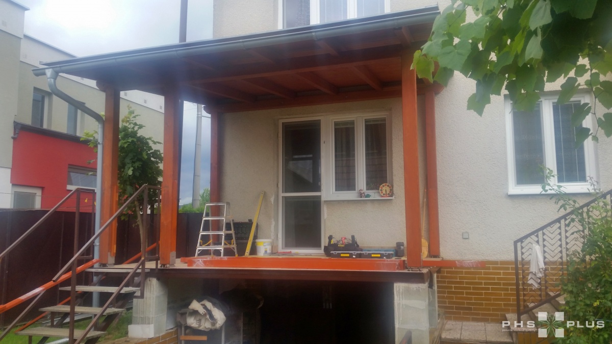  Zasklení do konstrukce / pergola, přístřešek, zastřešení